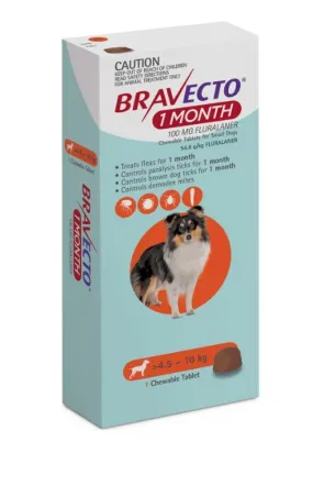 1 Month Bravecto Chew for Small Dogs Orange FREE GIFT WITH PURCHASE!*