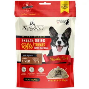 [2 FOR $50] Kelly & Co's Family Pack Lamb Liver Freeze-Dried Raw Dog Treats 170g