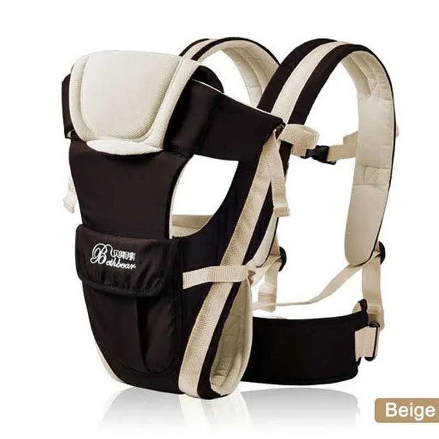 4 in 1 Comfortable  Front Facing Sling Backpack Pouch Wrap Baby Kangaroo Breathable Baby carrier 0-30 Months