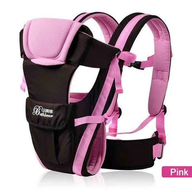 4 in 1 Comfortable  Front Facing Sling Backpack Pouch Wrap Baby Kangaroo Breathable Baby carrier 0-30 Months