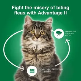 Advantage II Large Cat Flea Treatment & Prevention