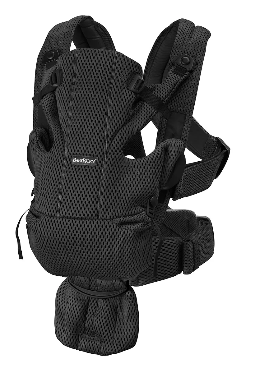 BabyBjörn Baby Carrier Free 3D Mesh, Black