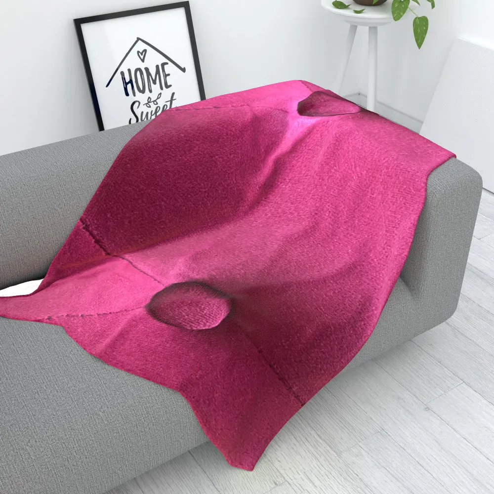 Blanket Throws - Pink Velvet - CJ Designs