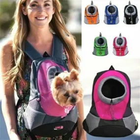 Breathable Pet Front Bag Outdoor Travel Backpack