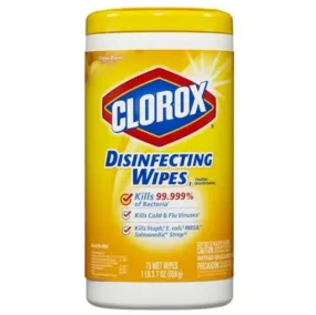 Clorox Disinfecting Wipes - Crisp Lemon Scent 75 ct.