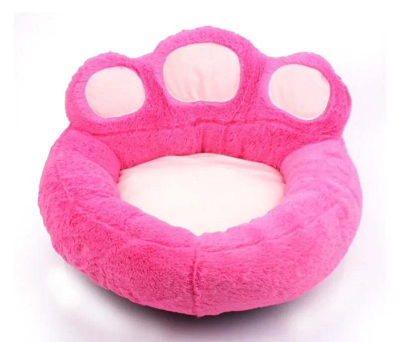 Cute Paw Pet Warm Bed Lovely  Soft Material