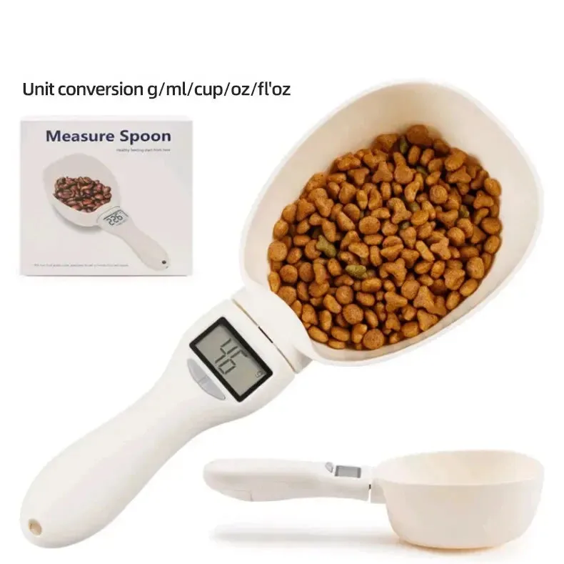 Digital Pet Food Measuring Spoon Scale – Accurate Food Measurement for Cats and Dogs