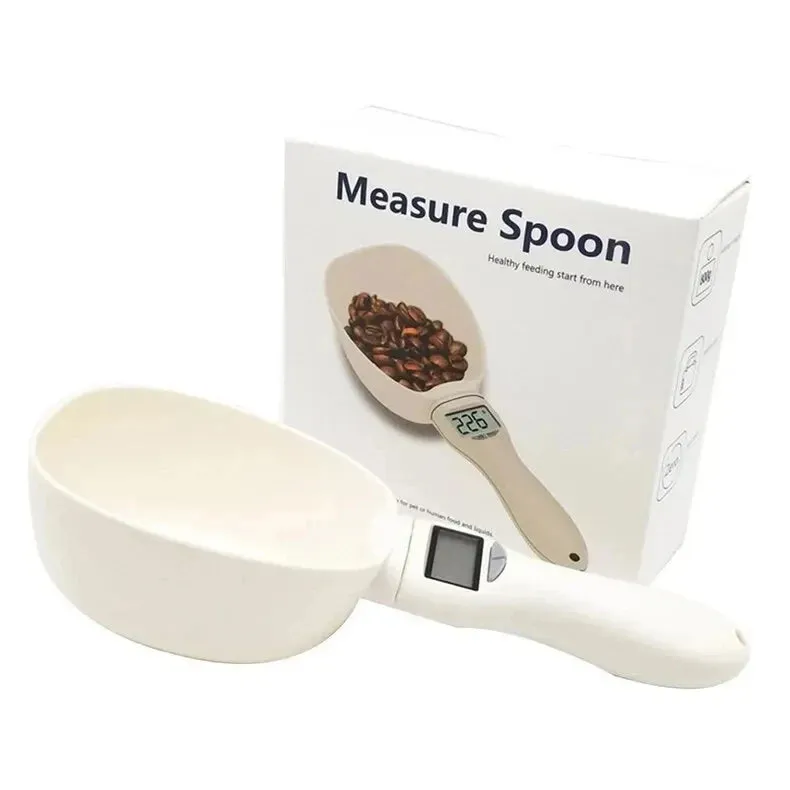 Digital Pet Food Measuring Spoon Scale – Accurate Food Measurement for Cats and Dogs