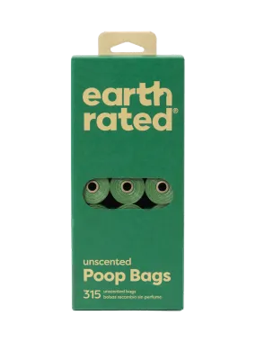 Earth Rated Unscented Bag Refill Rolls - 315-Count Bulk Pack