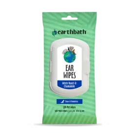 Earthbath Ear Wipes with Witch Hazel & Chamomile for Dogs and Cats