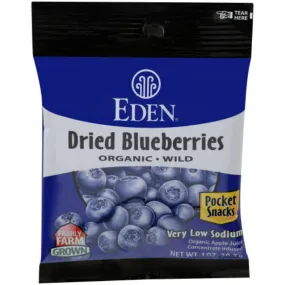 EDEN FOODS - POCKET SNACK BLUEBRY DRD OR 1 OZ - Pack of 12