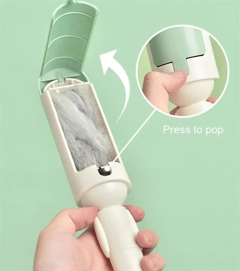 Efficient Self-Cleaning Pet Hair Remover Roller