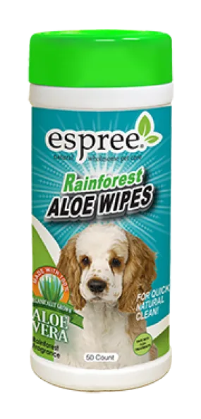 Espree Rainforest Aloe Wipes 50ct