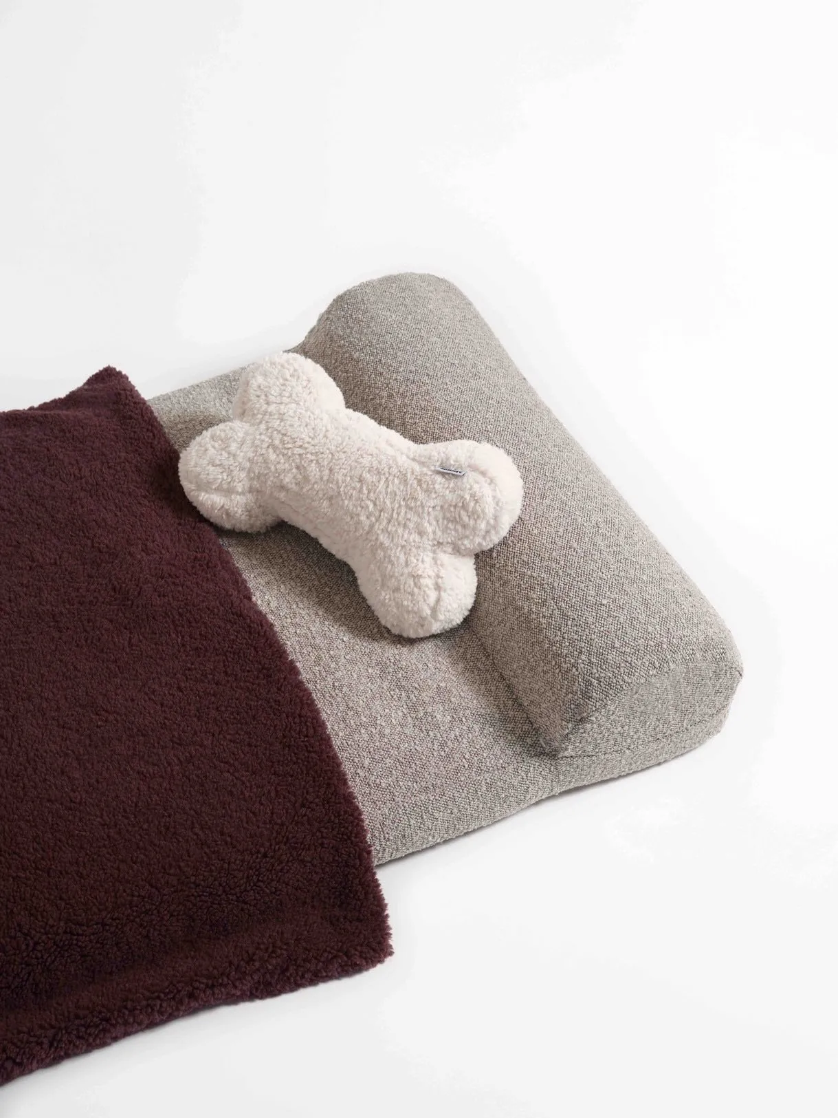 Faux Fur Pet Blanket - Cherry