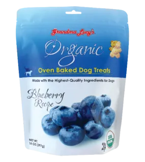 Grandma Lucy’s Organic Oven Baked Blueberry Dog Treats