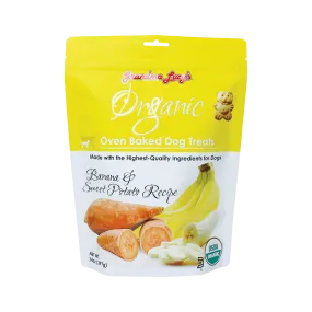 Grandma Lucy's Organic Oven Baked Dog Treats Banana & Sweet Potato 14oz