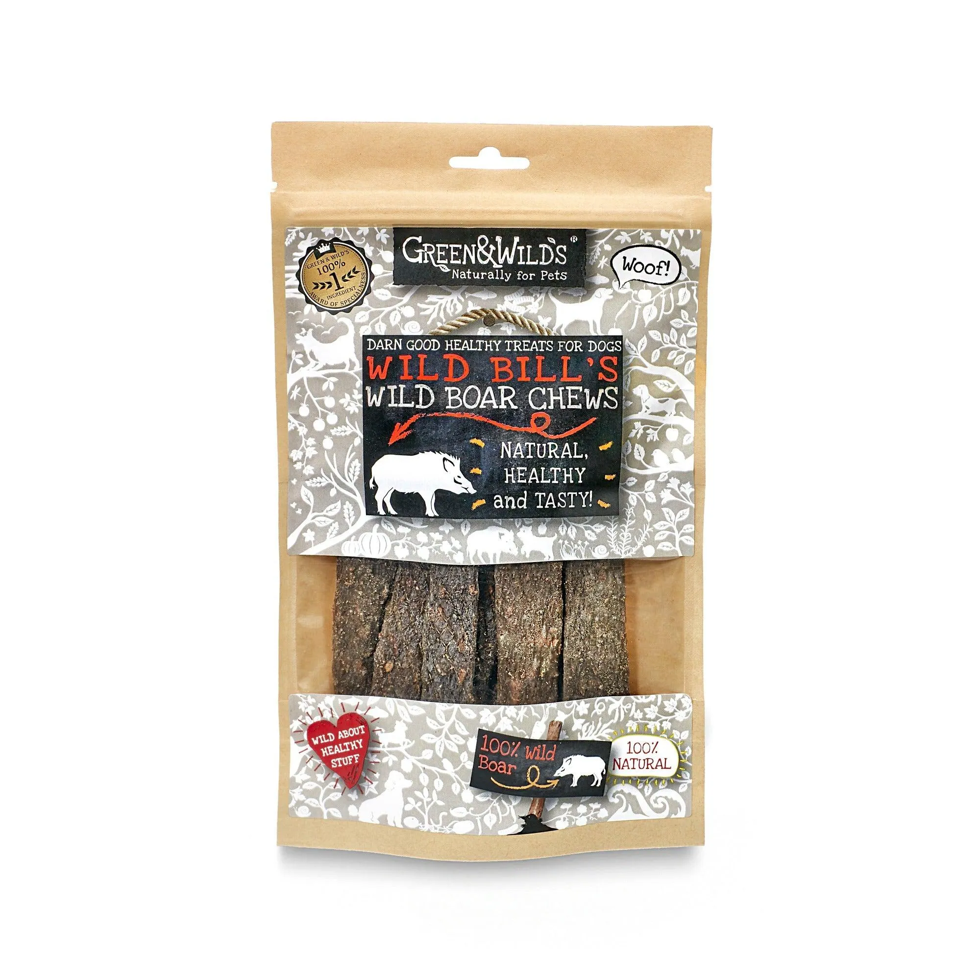 Green & Wilds | Wild Boar Chews 100g