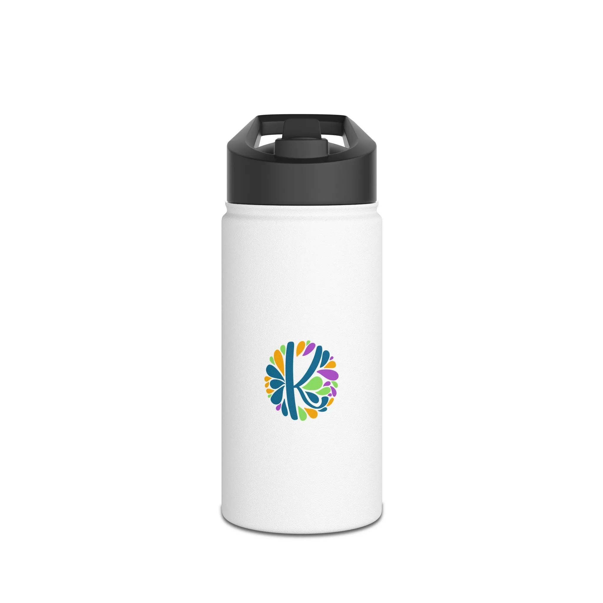 Hydrate in Style: Kay Chimba Stainless Steel Water Bottle - Standard Lid