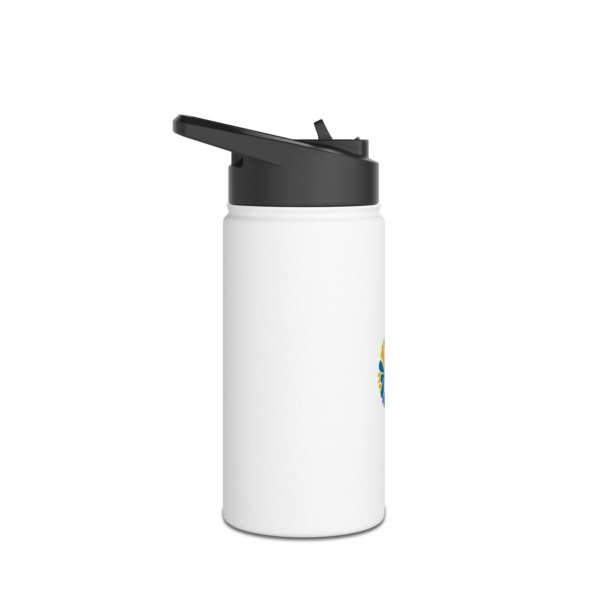 Hydrate in Style: Kay Chimba Stainless Steel Water Bottle - Standard Lid