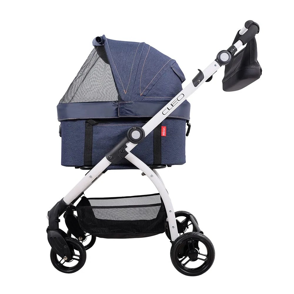 Ibiyaya CLEO Multifunction Pet Stroller & Car Seat Travel System in Blue Jeans