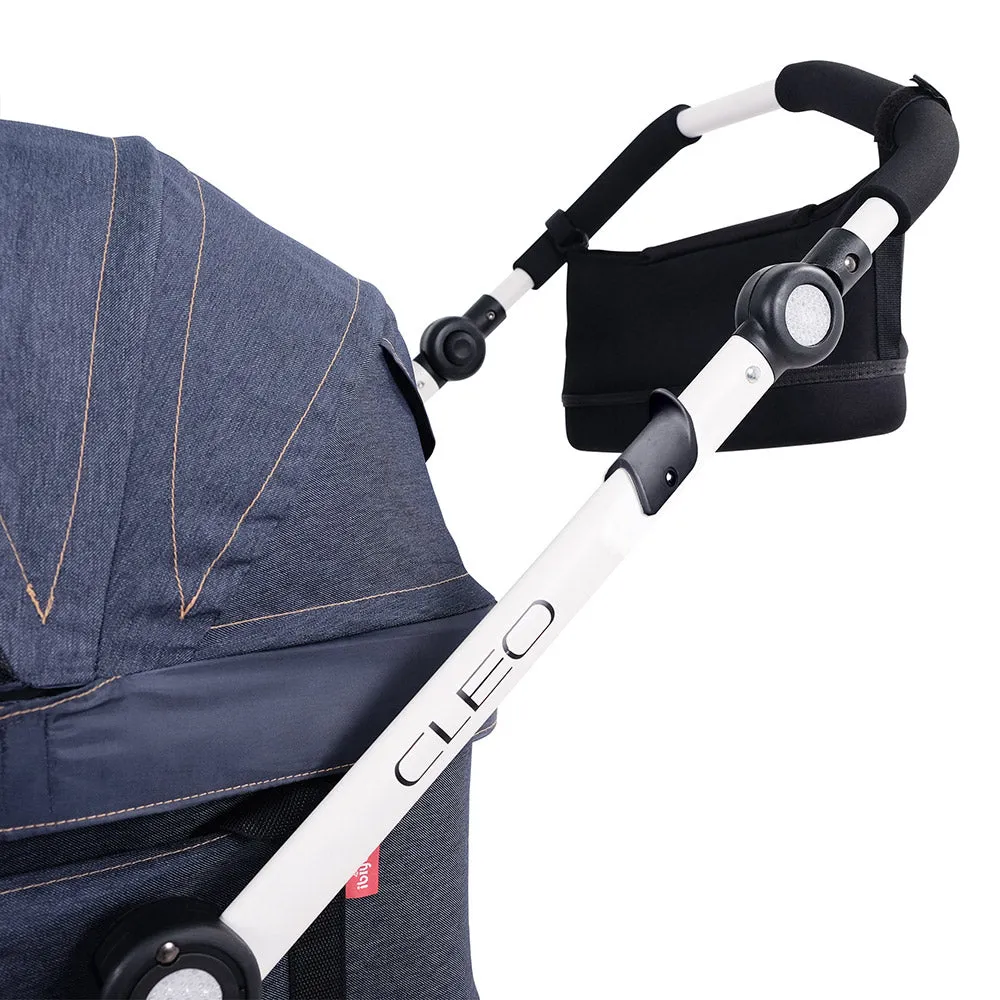 Ibiyaya CLEO Multifunction Pet Stroller & Car Seat Travel System in Blue Jeans