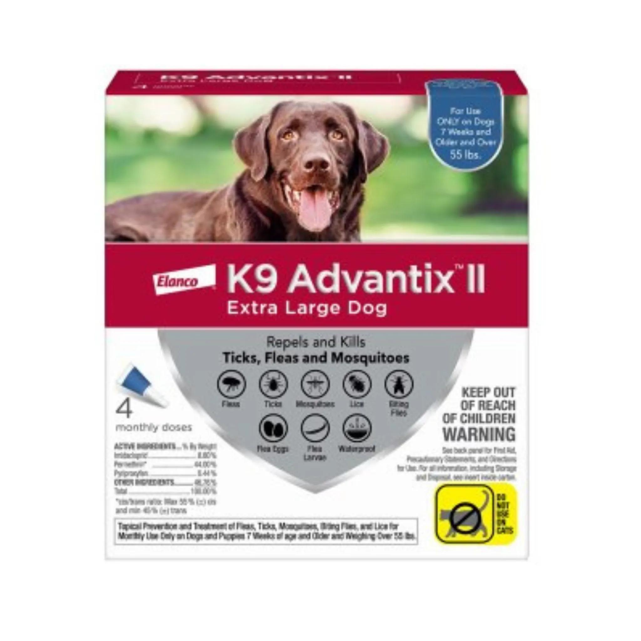 K9 Advantix II Flea & Tick Treatment For Dogs