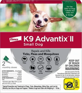 K9 Advantix II Flea and Tick Prevention for Dogs