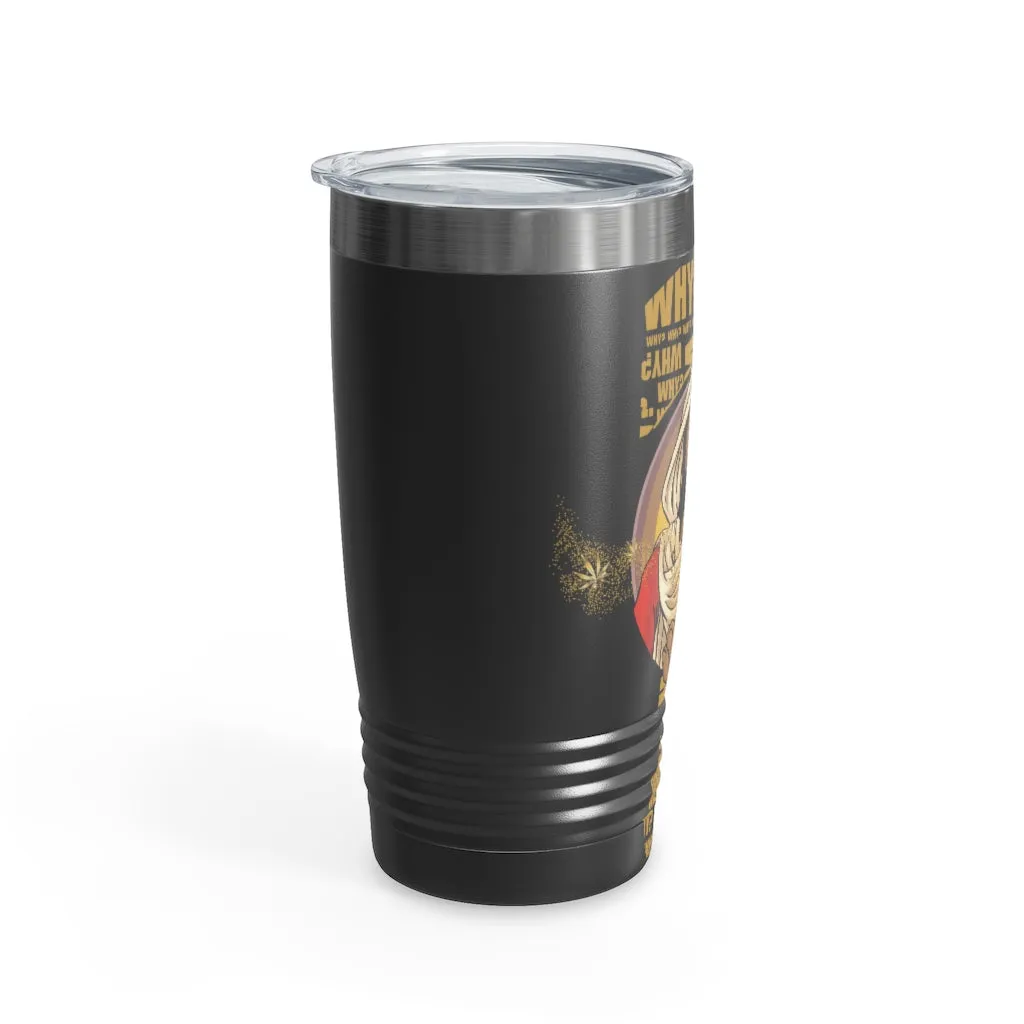 KCC Home & Livings-Bottles & Tumblers /Ringneck Tumbler, 20oz/ Faceless Black Jesus