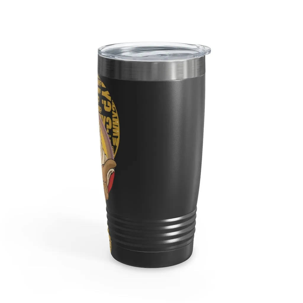 KCC Home & Livings-Bottles & Tumblers /Ringneck Tumbler, 20oz/ Faceless Black Jesus