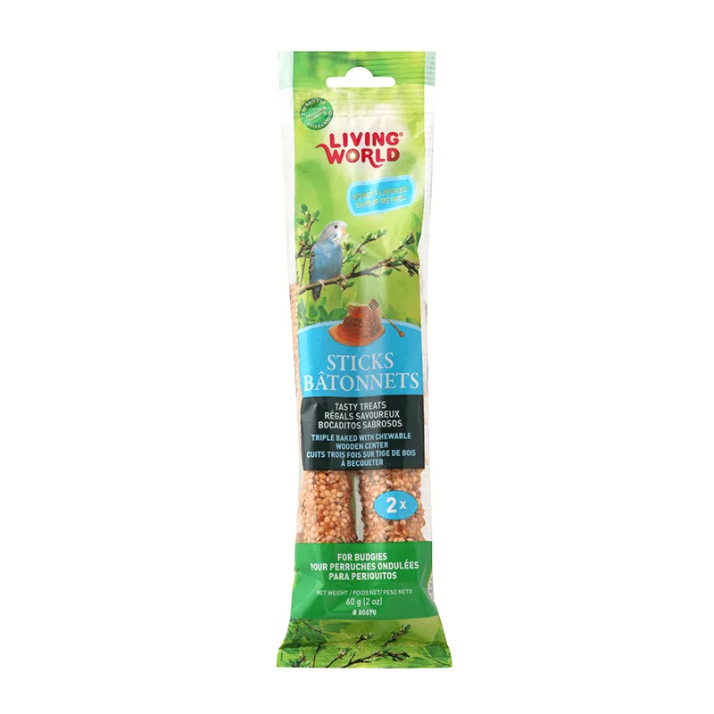 Living World Budgie Sticks