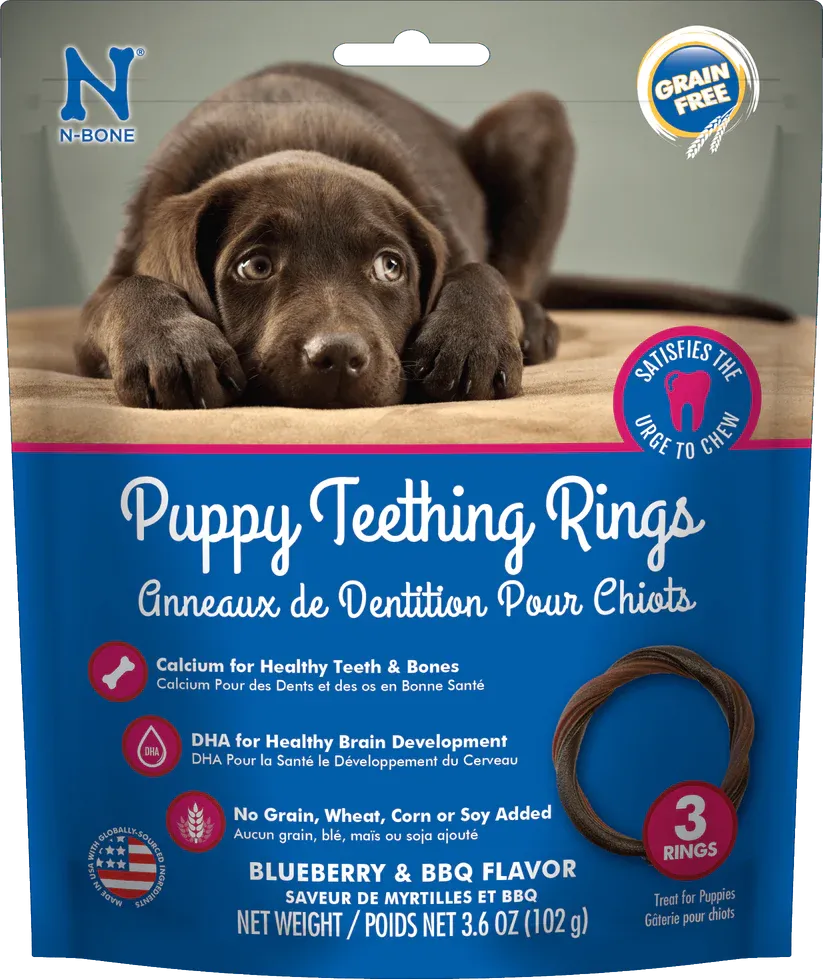 N-Bone - Puppy Teething Ring - 3 Pack