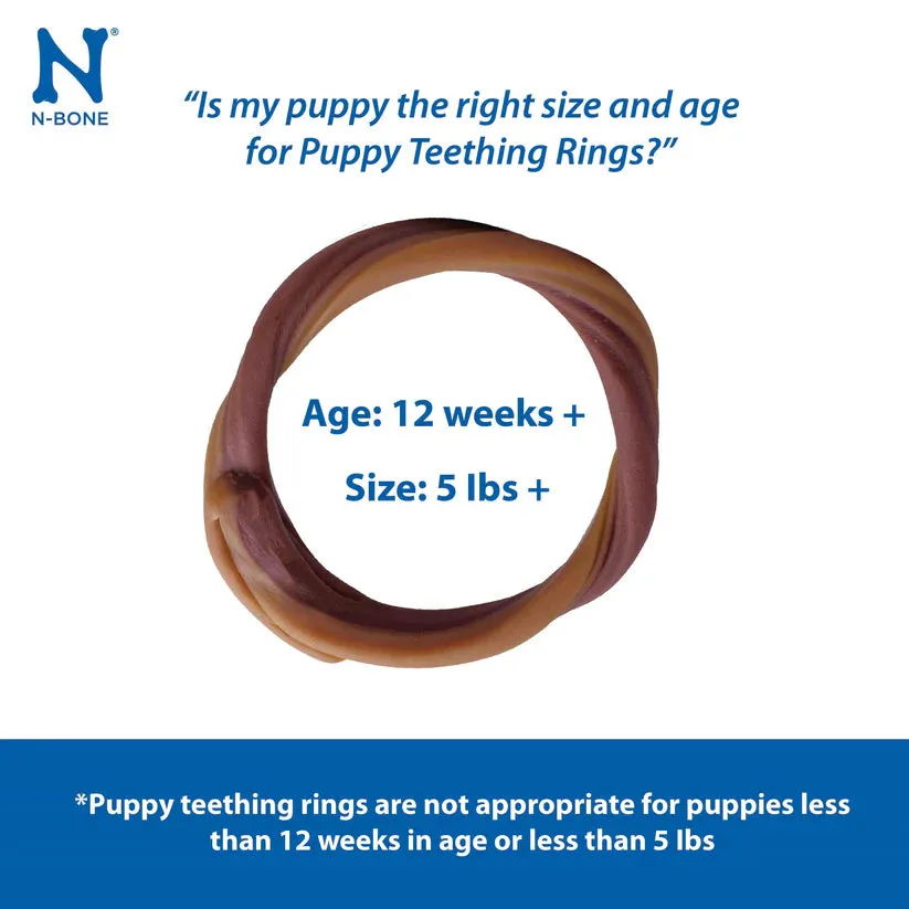 N-Bone - Puppy Teething Ring - 3 Pack