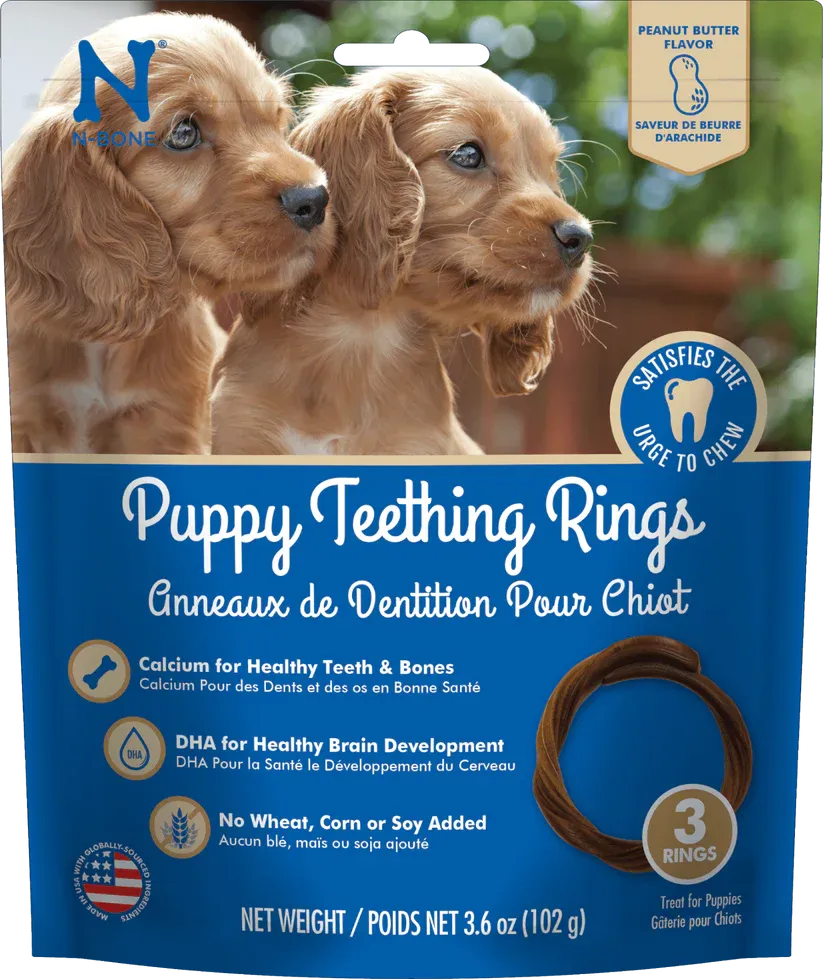 N-Bone - Puppy Teething Ring - 3 Pack