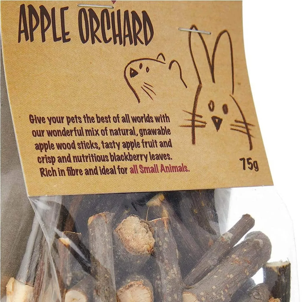 Naturals Apple Orchard 75g | Delicious Dried Fruit With Apple Wood Sticks And Blackberry Leaves