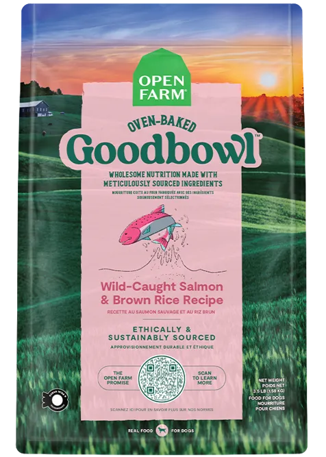 Open Farm Goodbowl Wild-Caught Salmon & Brown Rice Recipe for Dogs