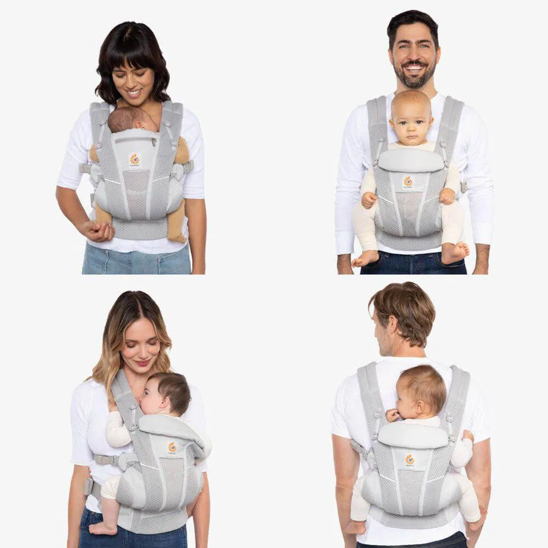 Outlet - Ergobaby Omni Breeze Baby Carrier - Pearl Grey