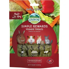 Oxbow Simple Rewards Veggie Treats 3oz