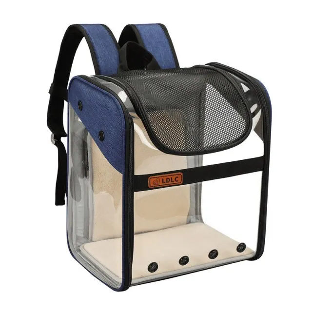 Pat and Pet Emporium | Pet Carriers | Pet Clear Carry Backpack