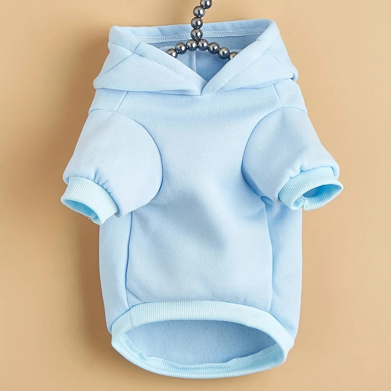 Pet Clothes Dog & Cat Hooded Sweatshirt | Warm & Comfortable with Cute Ear Decoration