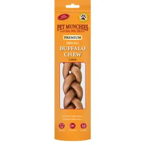 Pet Munchies Dog Buffalo Chews Large