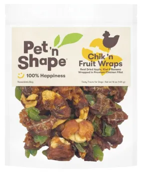 Pet n Shape Chik 'n Fruit Wraps, 16 oz