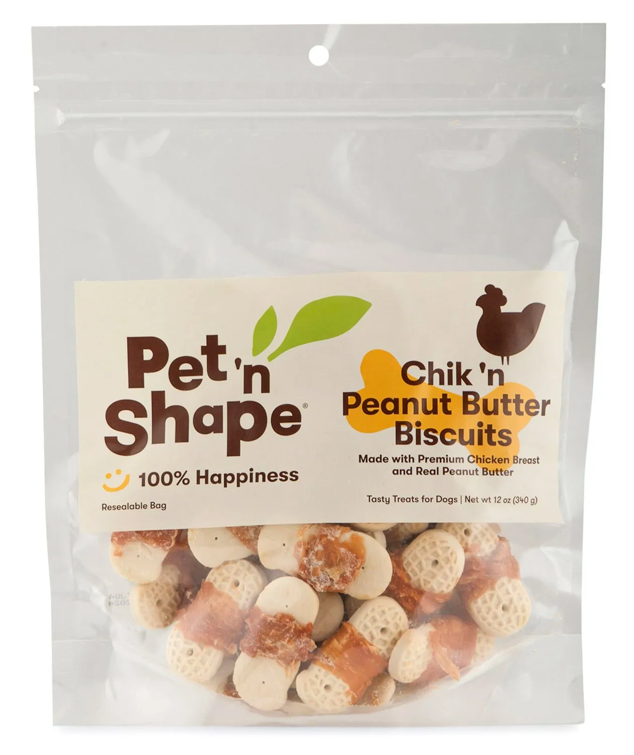 Pet n Shape Chik 'n Peanut Butter Biscuits, 12 oz