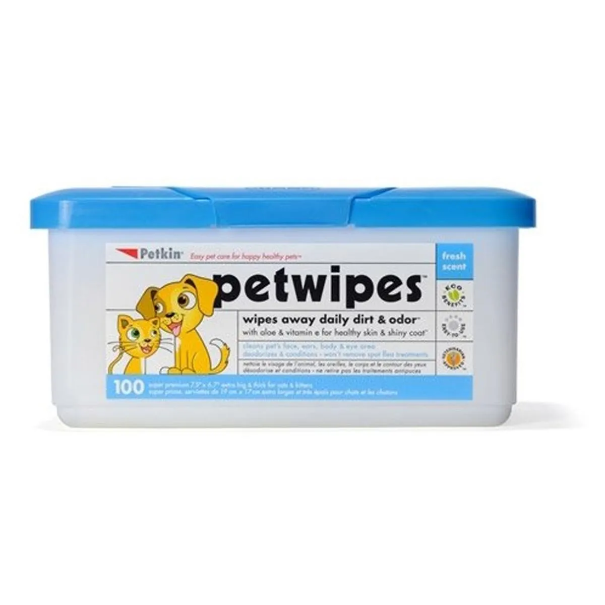 Petkins Pet Wipes 100 Pack