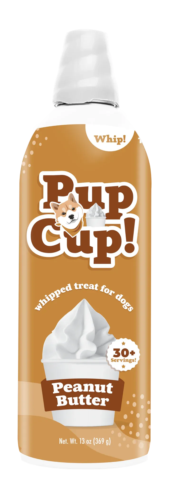 Pup Cup! Peanut Butter Flavor Whipped Treat for Dogs