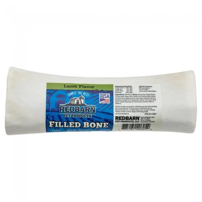 Redbarn Lamb Filled Bone For Dogs