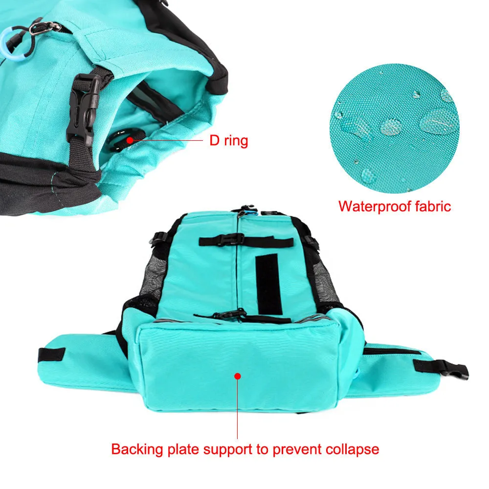 Reflective Breathable Pet Backpack - Strong, Waterproof, and Comfortable Carrier  Introduction: