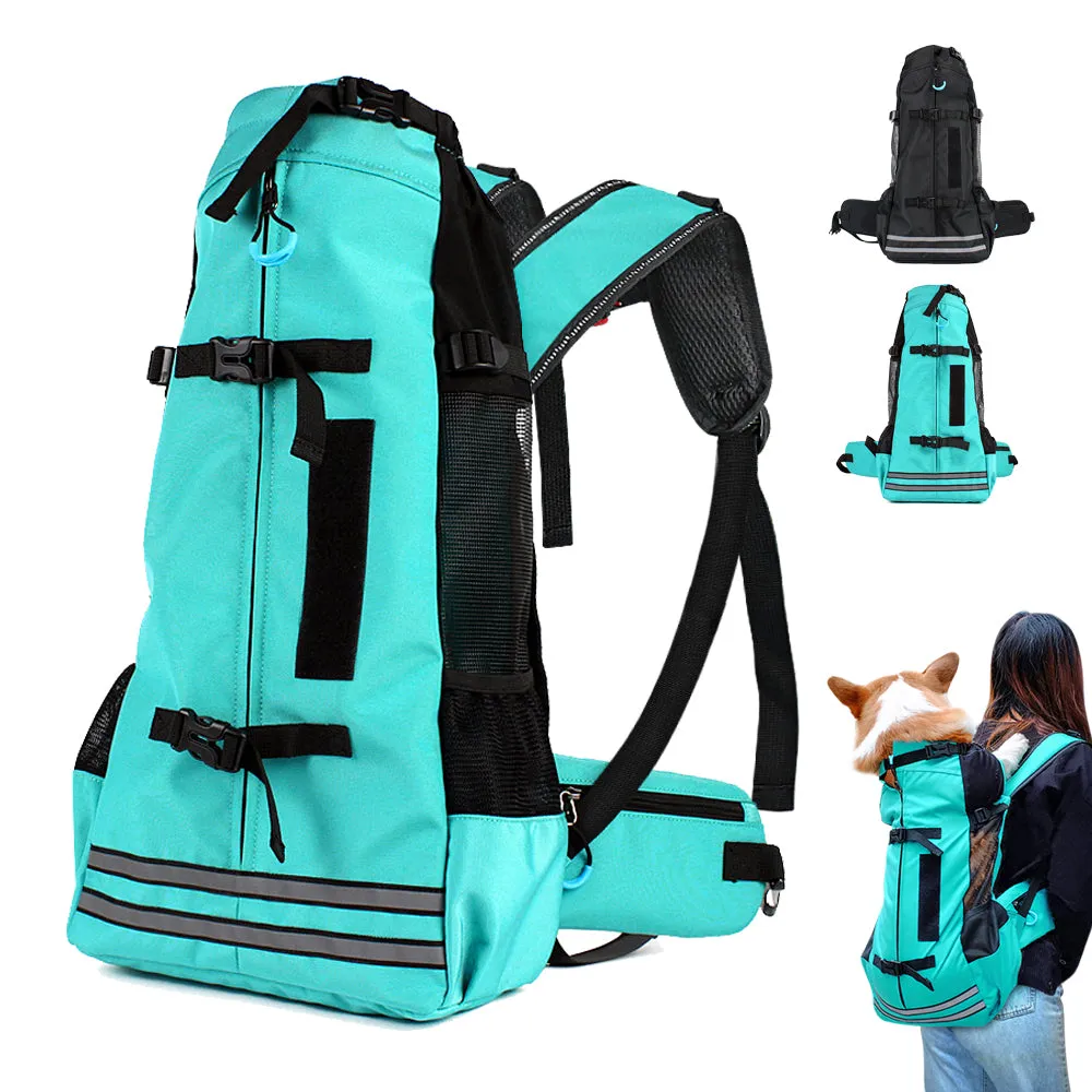 Reflective Breathable Pet Backpack - Strong, Waterproof, and Comfortable Carrier  Introduction: