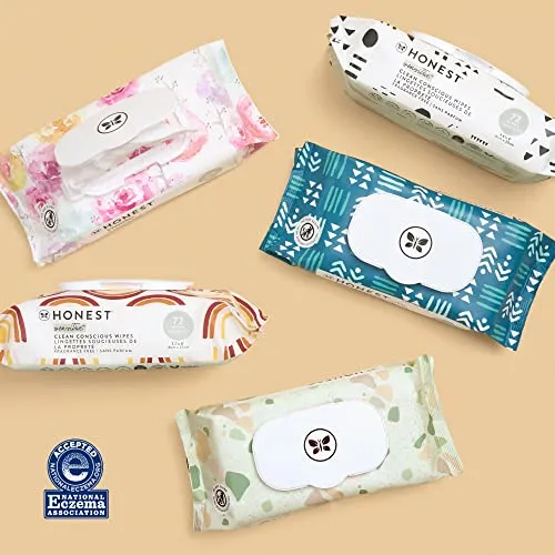 The Honest Company: Clean Conscious Wipes, Fragrance Free, Plant-Based, for Sensitive Skin