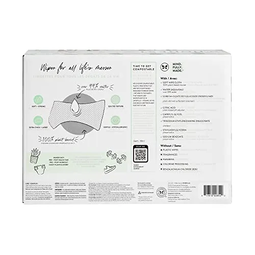 The Honest Company: Clean Conscious Wipes, Fragrance Free, Plant-Based, for Sensitive Skin