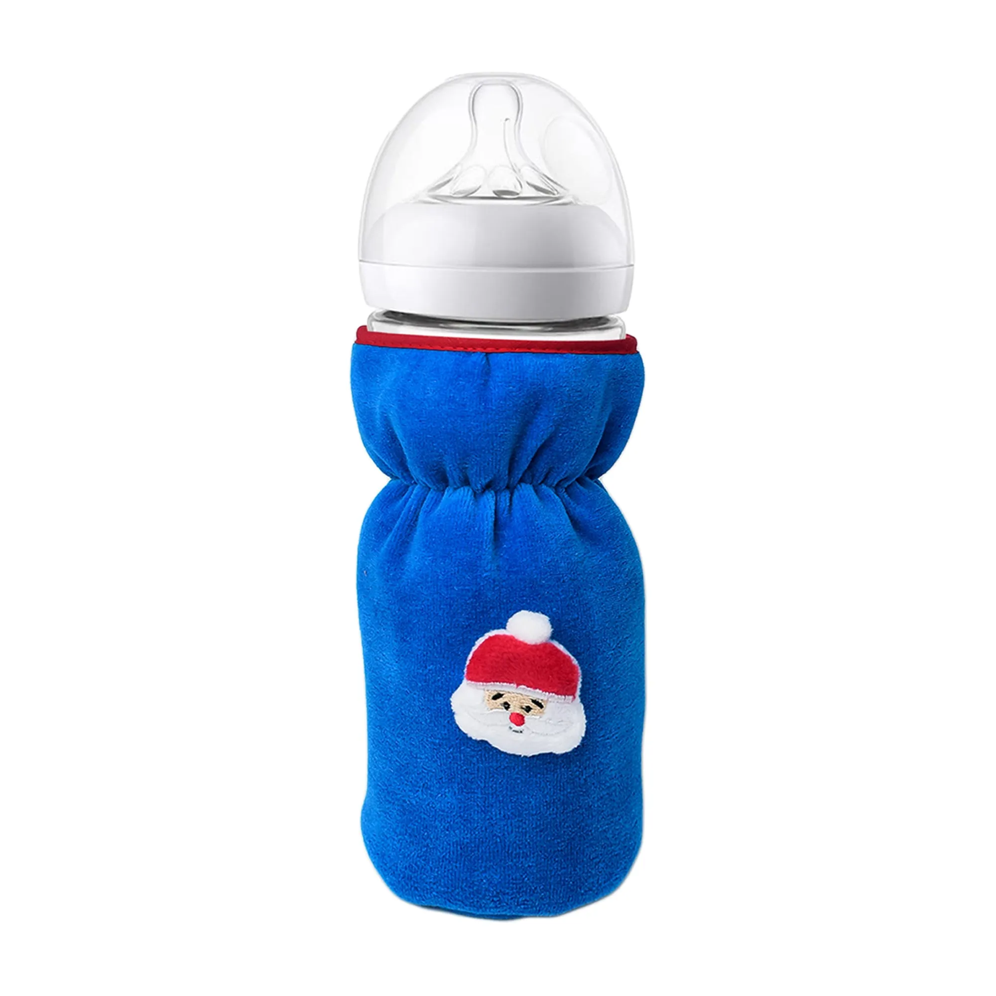 THE LITTLE LOOKERS Bottle Cover for Philips Avent/Wide Neck Feeders Soft Plush Stretchable Baby Feeding Bottle Cover with Easy to Hold Strap Wide Neck 240-330ml/8-11OZ